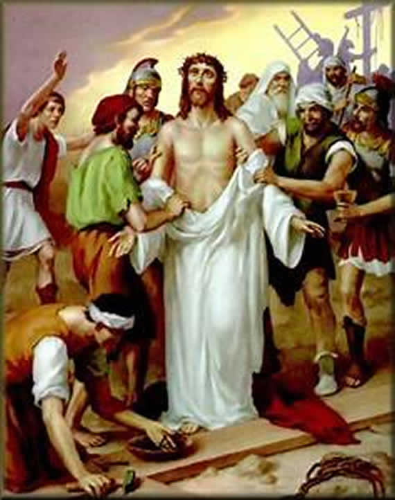 tenth station for stations of the cross