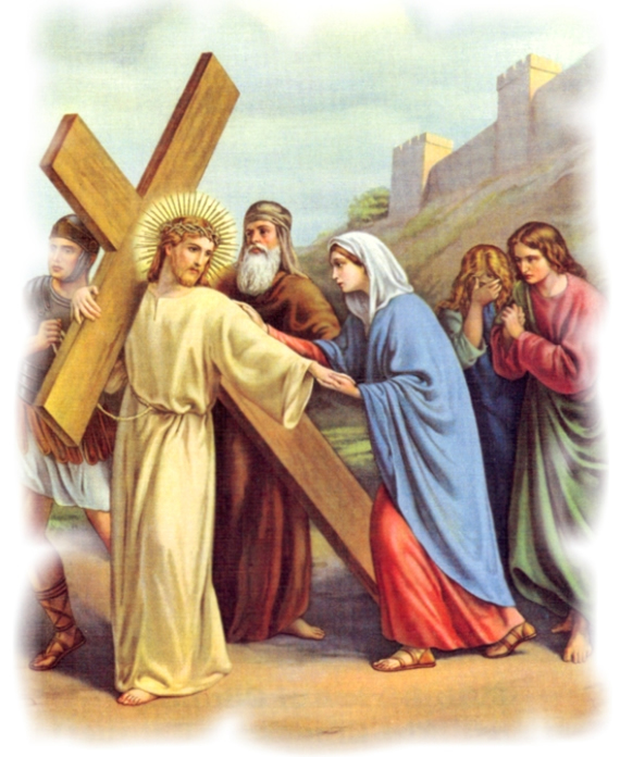 Fourth station for stations of the cross