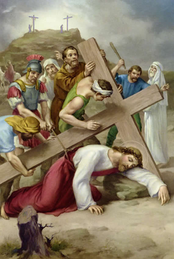 ninth station for stations of the cross